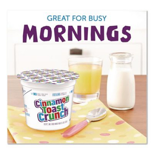 General Mills Cinnamon Toast Crunch Cereal, Single-Serve 2 oz Cup, 6/Pack (SN13897)