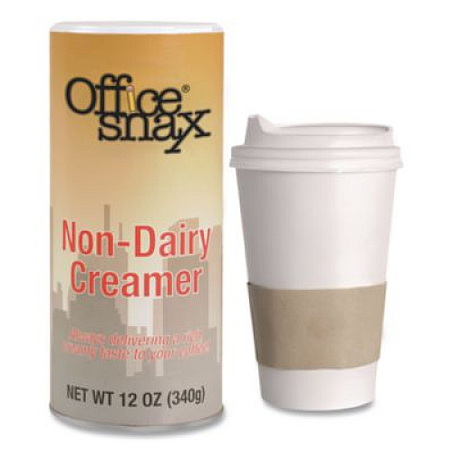 Office Snax Powdered Non-Dairy Creamer, Regular, 12 oz Canister (00020)