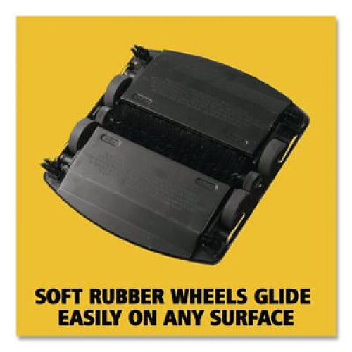 Rubbermaid Commercial Floor and Carpet Sweeper, 44" Handle, Black/Gray (421288BLA)
