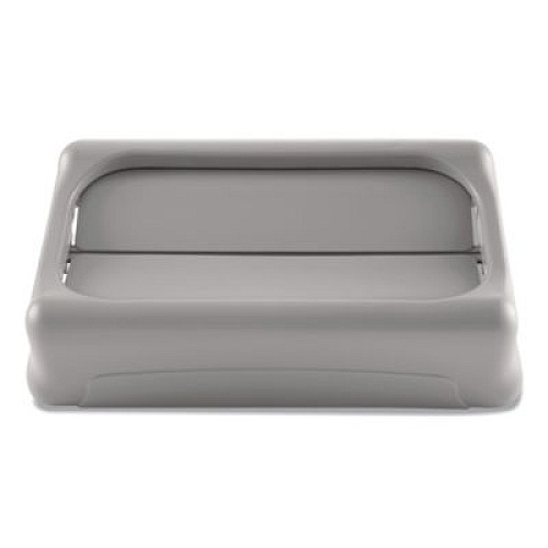 Rubbermaid Commercial Swing Lid for Slim Jim Waste Container, Gray (267360GY)