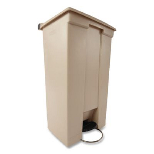 Rubbermaid Commercial Legacy Step-On Receptacle, 23 gal, Polyethylene, Beige (614600BG)