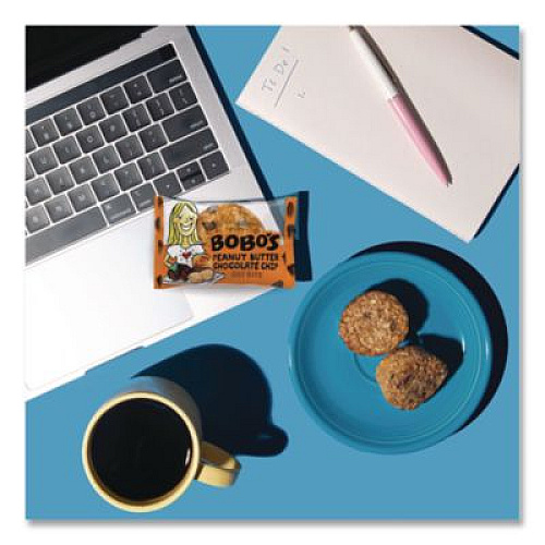 Bobo's Oatmeal Bites, Peanut Butter Chocolate Chip, 1.3 oz Individually Wrapped, 25/Box (00213)