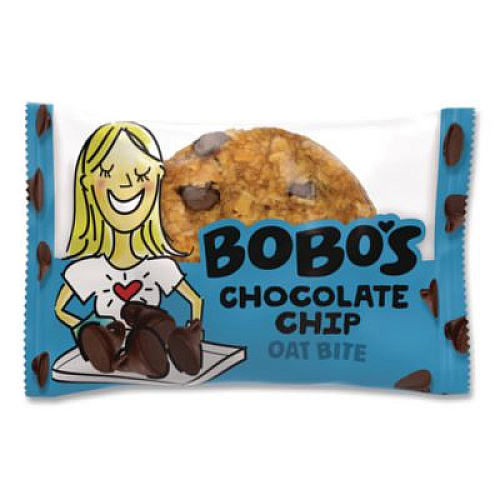 Bobo's Oatmeal Bites, Chocolate Chip, 1.3 oz Individually Wrapped, 25/Box (00214)