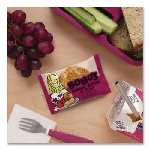 Bobo's Stuff'd Oatmeal Bites, Peanut Butter and Jelly, 1.3 oz Individually Wrapped, 25/Box (00216)