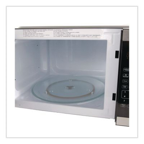 Avanti 1.5 cu ft Countertop Microwave, 1,000 W, Stainless Steel/Black (MT150V3S)