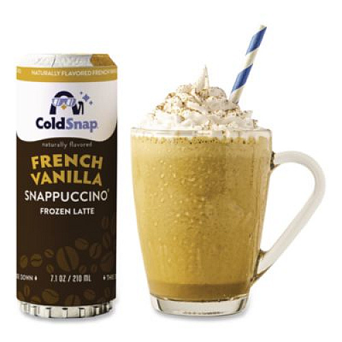 French Vanilla Snappuccino Frozen Latte Pod, 7. 1 oz Pod for ColdSnap Machine, 12/Carton (600041)