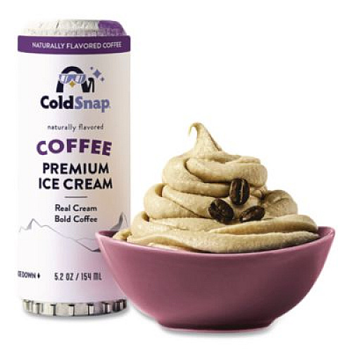 Ice Cream Pod, Coffee, 5.2 oz Single Serve Pod for ColdSnap Machine, 12/Carton (600089)
