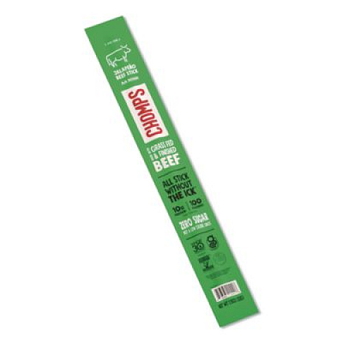 Chomps Jalepeno Beef Meat Stick, 1.15 oz Stick, 24/Box (ZHO00425)