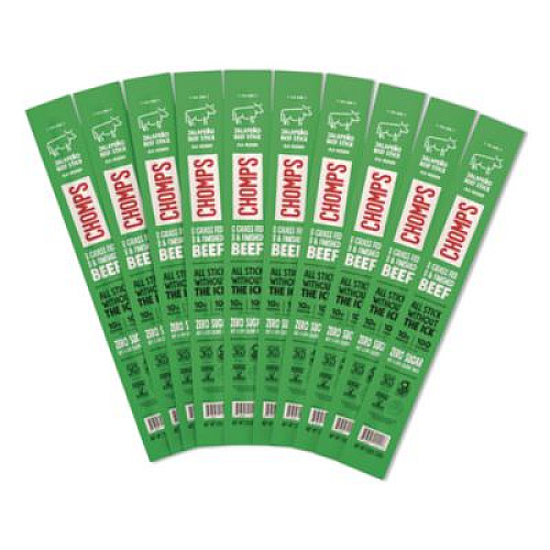 Chomps Jalepeno Beef Meat Stick, 1.15 oz Stick, 24/Box (ZHO00425)