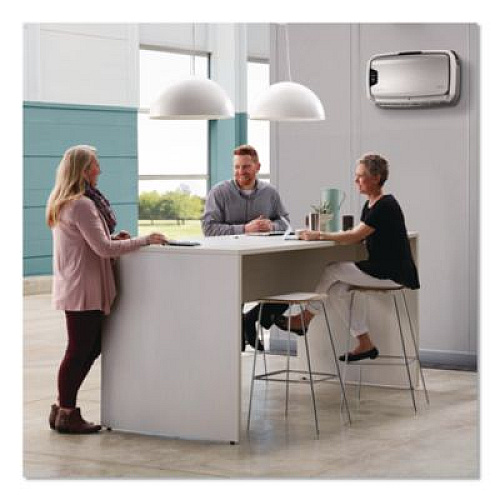 Fellowes AeraMax Pro AM4 PC H13 True HEPA Hardwired Wall Mounted Air Purifier, 1,100 sq ft Room Capacity, Stainless Steel (9573101)