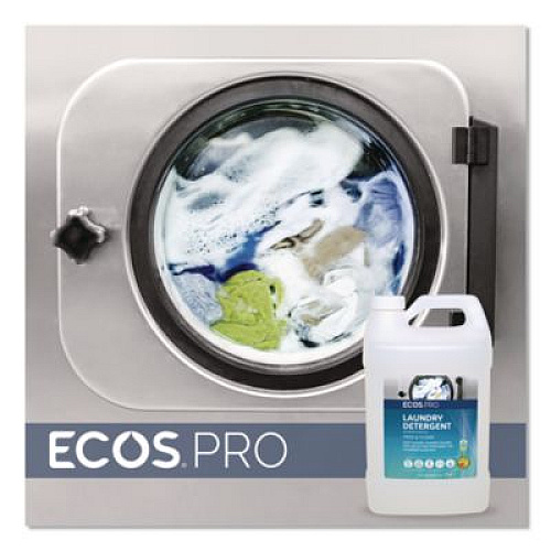 ECOS PRO Free and Clear Laundry Detergent, HE Compatible,128 oz Bottle, 4/Carton (PL976404)