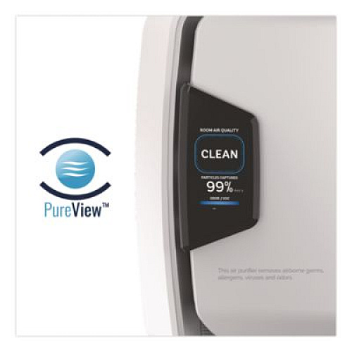 Fellowes AeraMax Pro AM3 PC H13 True HEPA Hardwired Wall-Mount Air Purifier, 550 sq ft Room Capacity, Stainless Steel (9573001)