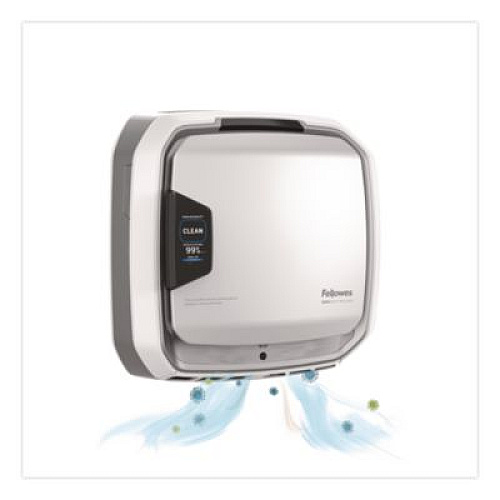 Fellowes AeraMax Pro AM3 PC H13 True HEPA Hardwired Wall-Mount Air Purifier, 550 sq ft Room Capacity, Stainless Steel (9573001)