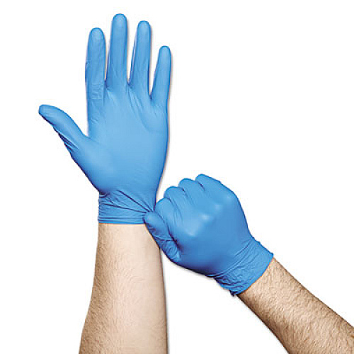 AnsellPro TNT Disposable Nitrile Gloves, Non-powdered, Blue, Large, 100/Box (92675L)