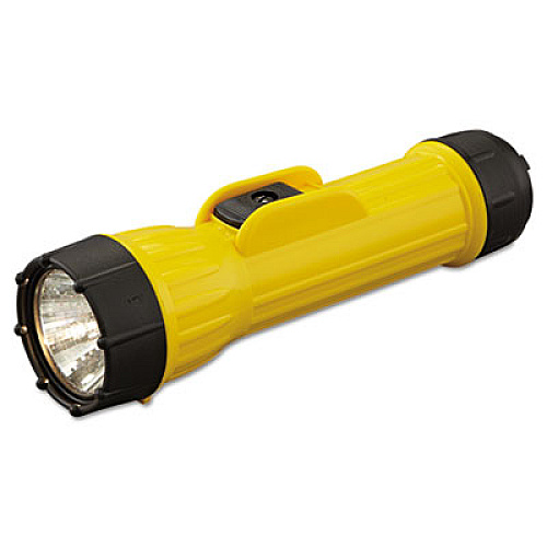 Bright Star Industrial Heavy-Duty Flashlight, 2 D Batteries (Sold Separately), Yellow/Black (10500)