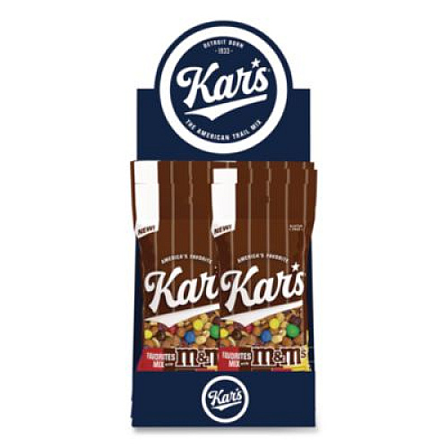 Kar's Trail Mix, M and M's Favorites Mix, 2 oz Packet, 12/Box (08958)