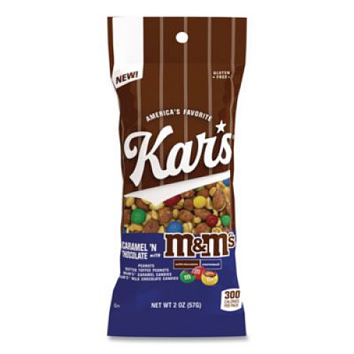 Kar's Trail Mix, Caramel 'N Chocolate, 2 oz Packet, 12/Box (08959)