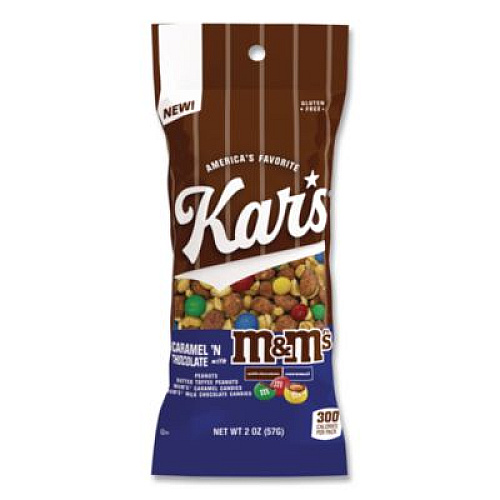 Kar's Trail Mix, Caramel 'N Chocolate, 2 oz Packet, 12/Box (08959)
