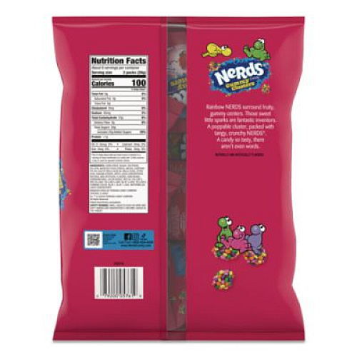 NERDS Rainbow Gummy Clusters Treat Packs, 6 oz Bag (FER08476)