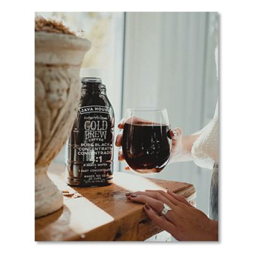 Java House Cold Brew Coffee Concentrate, Pure Black, 32 oz Bottle (HFP01607)