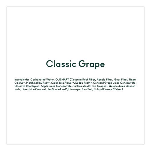 Prebiotic Soda, Classic Grape, 12 oz Can, 12/Carton (ICO70287)