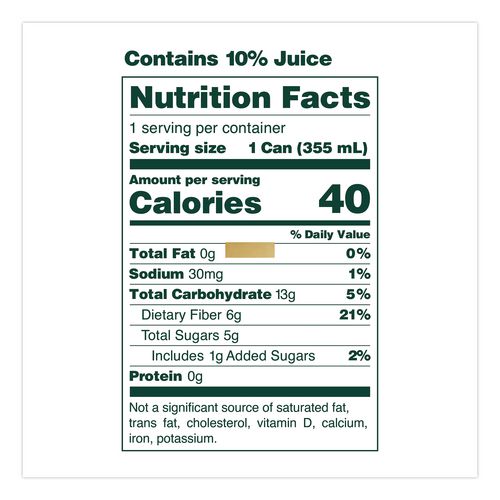 Prebiotic Soda, Classic Grape, 12 oz Can, 12/Carton (ICO70287)