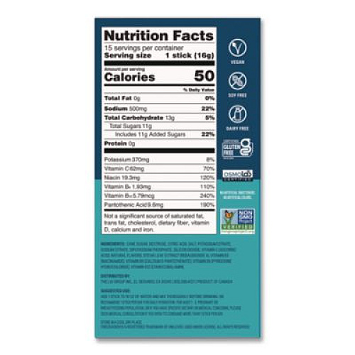 LIQUID I.V. Hydration Multiplier, Popsicle Firecracker, 0.56 oz Stick, 15/Pack (EHC97102)