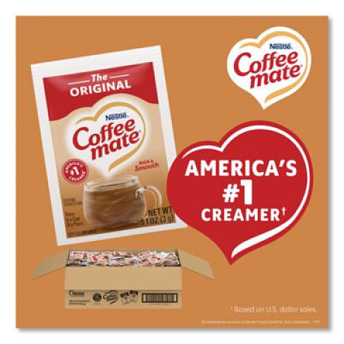 Coffee mate Powdered Creamer Packets, Original, 0.1 oz Packet, 1,000/Carton (30022)