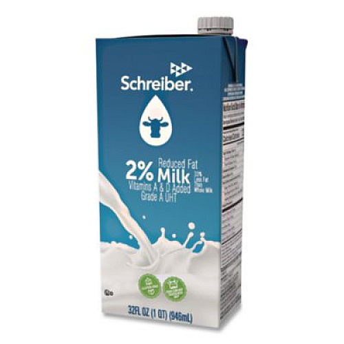 Natrel 2% Milk, 32 oz, 12/Carton (PAU93048)