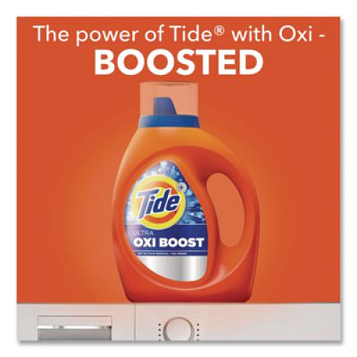 Tide Ultra OXI Boost Laundry Detergent, HE Compatible, 117 oz Bottle (17538)