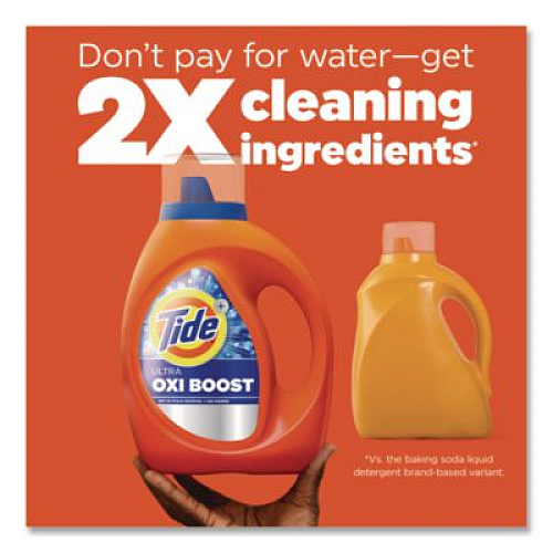 Tide Ultra OXI Boost Laundry Detergent, HE Compatible, 117 oz Bottle (17538)