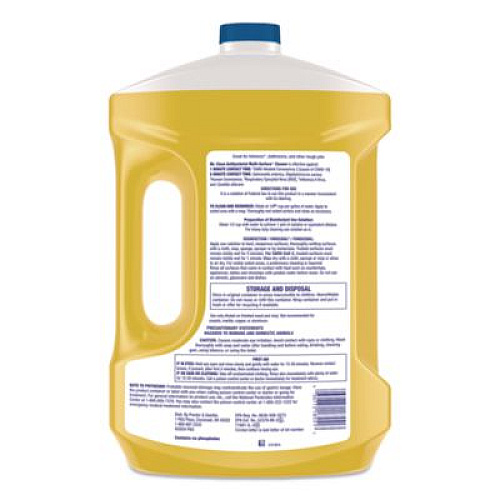 Mr. Clean Multi-Surface Antibacterial Cleaner, Lemon Scent, 99 oz Jug (18551)