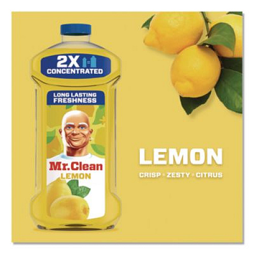 Mr. Clean Multi-Surface Antibacterial Cleaner, Lemon Scent, 99 oz Jug (18551)
