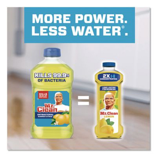 Mr. Clean Multi-Surface Antibacterial Cleaner, Lemon Scent, 99 oz Jug (18551)