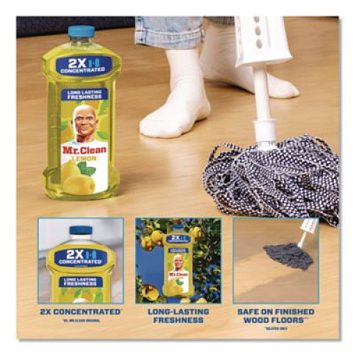 Mr. Clean Multi-Surface Antibacterial Cleaner, Lemon Scent, 99 oz Jug (18551)