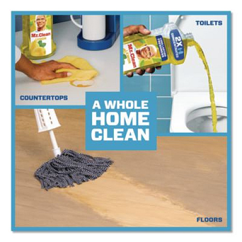 Mr. Clean Multi-Surface Antibacterial Cleaner, Lemon Scent, 99 oz Jug (18551)