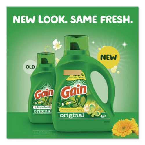 Gain Liquid Laundry Detergent, HE Compatible, Original Scent, 194 oz Bottle (19114)