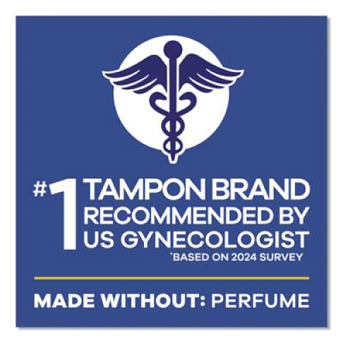 Tampax Pearl Tampons, Light/Regular/Super Absorbency, 47/Pack (71447)