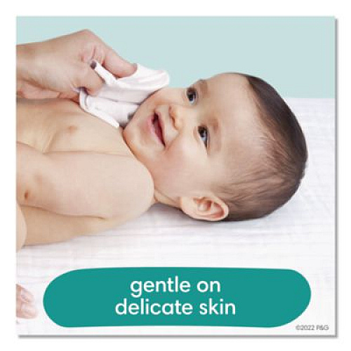 Pampers Baby-Clean Wipes, 6.7 x 7, Baby Fresh, White, 72 Wipes/Pack, 6 Packs/Carton (73278)