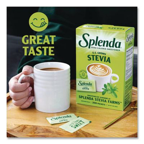 Splenda Stevia Sweetener Packet, 0.04 oz, 200/Box (HFP00612)