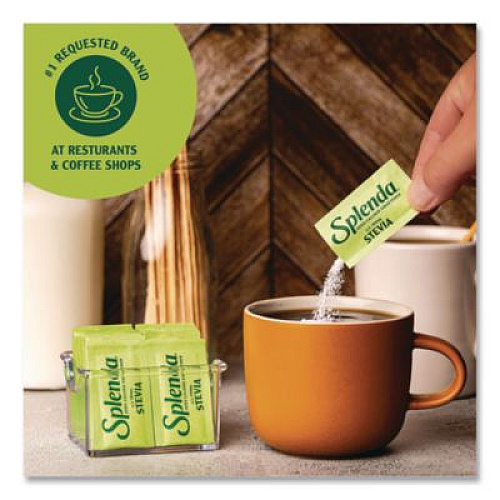 Splenda Stevia Sweetener Pack, 0.04 oz, 1,000/Carton (HFP00615)