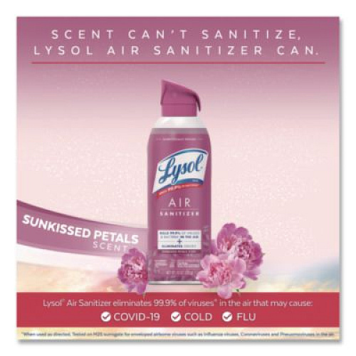 LYSOL Brand Air Sanitizing Spray, Sunkissed Petals Scent, 10 oz Aerosol Spray (1920056148)