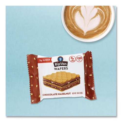Rip Van Wafers, Chocolate Hazelnut, 0.78 oz Packet, 16/Box (RVW70519)
