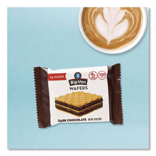 Rip Van Wafers, Dark Chocolate, 0.78 oz Packet, 16/Box (RVW70520)