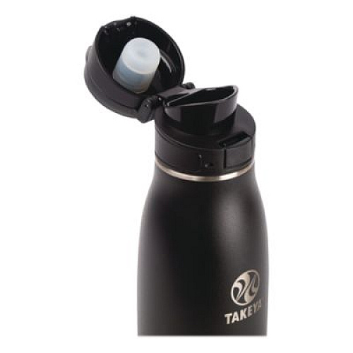 TAKEYA Traveler Stainless Steel Vacuum Insulated Travel Mug, 17 oz, Onyx (51273)