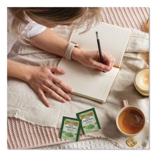 TWININGS Tea Bags, Pure Peppermint, 0.07 oz Tea Bag, 50/Box (TNA53650)