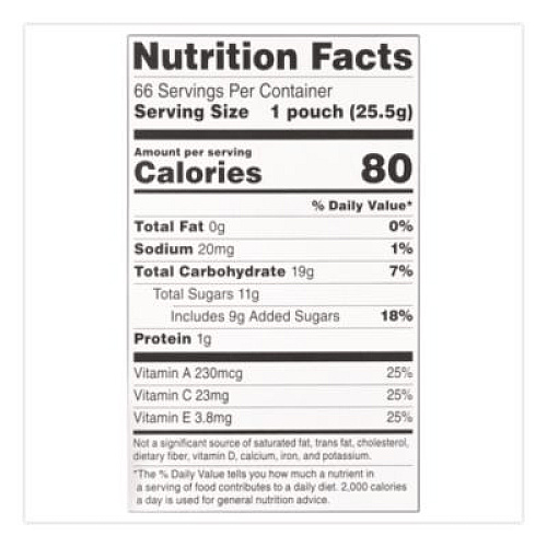Welch's Mixed Fruit Snacks Club Size, 0.8 oz Packet, 66/Box (24328406)