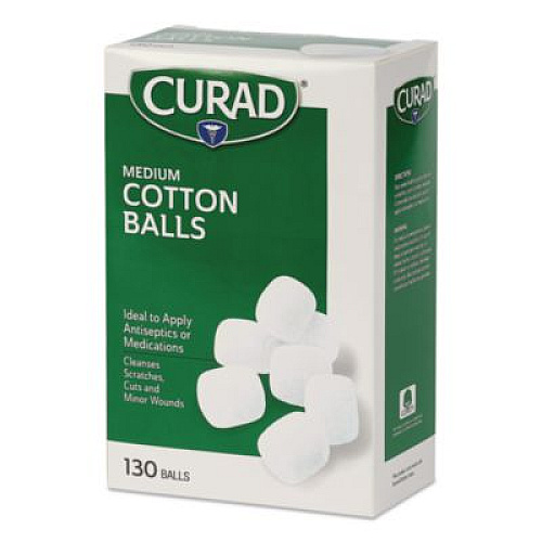 Curad Sterile Cotton Balls, 130/Box (CUR110163V1)