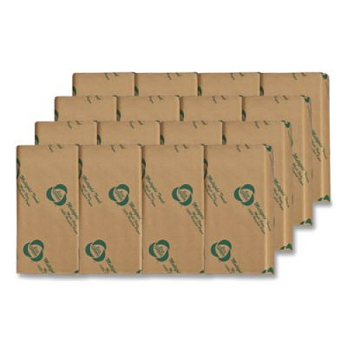 Eco Green Multi-Fold Recycled Paper Towels, 1-Ply, 9.25 x 9.5, Natural White, 250/Pack, 16 Packs/Carton (EN416)