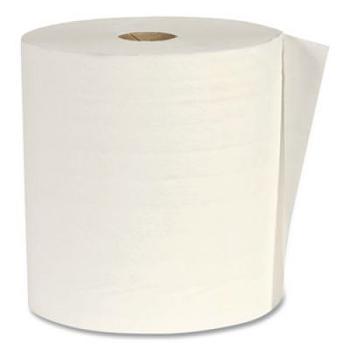 Woodland Hardwound Paper Towels, 1-Ply, 7.87" x 800 ft, White, 6/Carton (W80206)